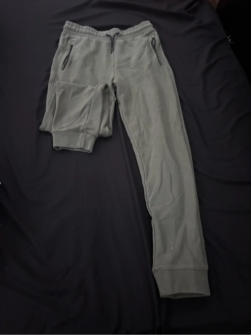 Kids Olive Drawstring Jogger Pants - Relaxed Everyday Wear